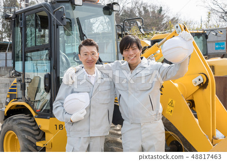 Heavy machine person Japanese Heavy machine person Japanese 48817463