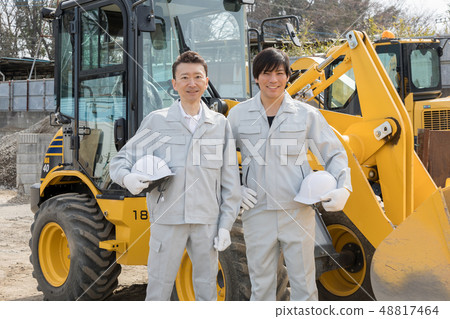Heavy machine person Japanese Heavy machine person Japanese 48817464