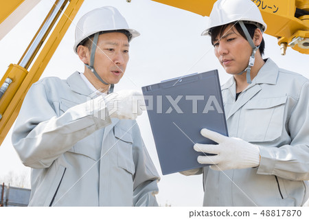 Heavy machine person Japanese Heavy machine person Japanese 48817870