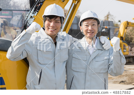 Heavy machine person Japanese Heavy machine person Japanese 48817882