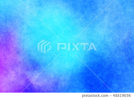 藍色水彩背景 48819036