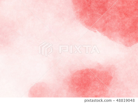 紅色水彩背景 48819048