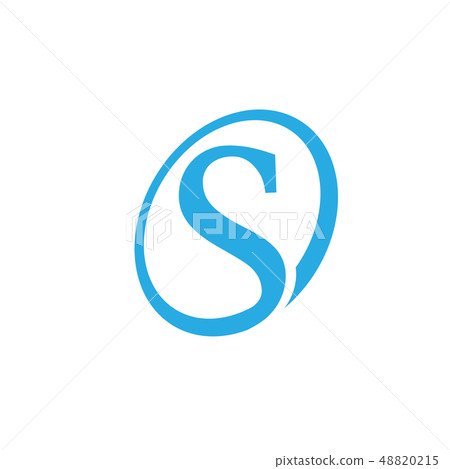 Abstract letter S circle logo, letter S alphabet Abstract letter S circle logo, letter S alphabet 48820215