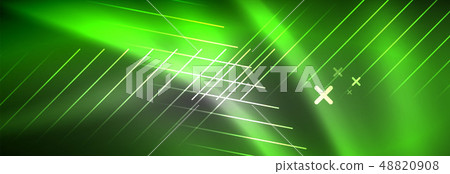 Shiny glowing lights neon color design background Shiny glowing lights neon color design background 48820908