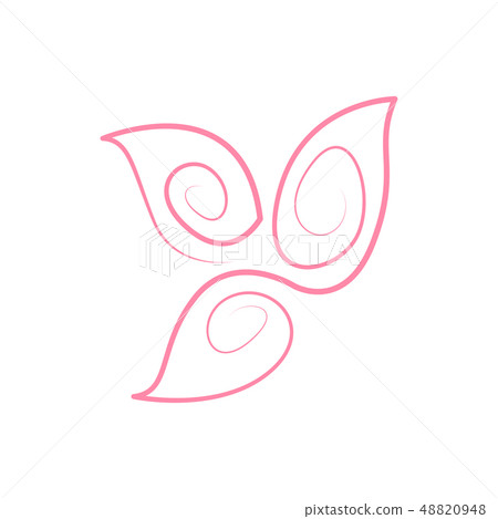 Isolated flower icon 48820948