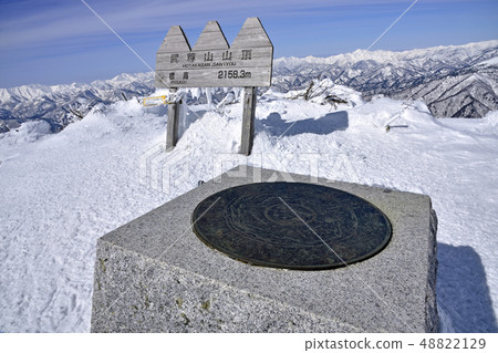 The summit of Joshu Mt. 48822129