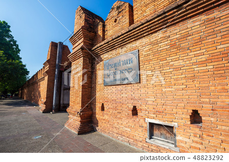 Tha Phae Gate Chiang Mai old city ancient wall 48823292