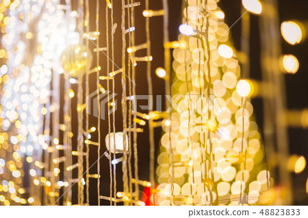 Colorful light Abstract circular bokeh of Colorful light Abstract circular bokeh of 48823833
