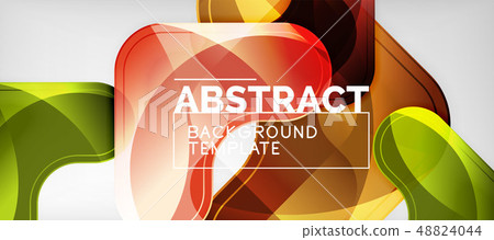 Arrow background, modern style geometry design element. Vector illustration for wallpaper 48824044
