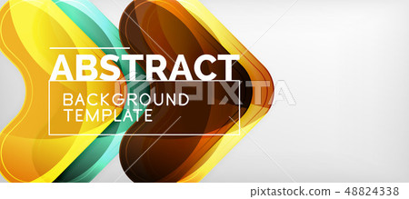 Techno lines, hi-tech futuristic abstract background template with arrow shapes 48824338
