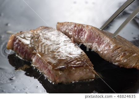 鐵板燒牛排切 48824635