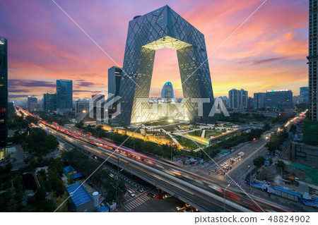 China Beijing City. China Central Television China Beijing City. China Central Television 48824902