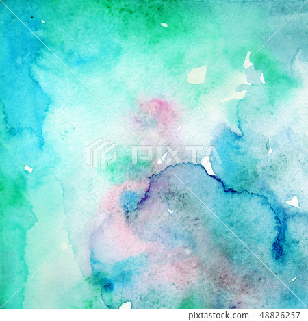 Abstract watercolor paper splash shapes isolated drawing. Illustration aquarelle for background. Abstract watercolor paper splash shapes isolated drawing. Illustration aquarelle for background. 48826257
