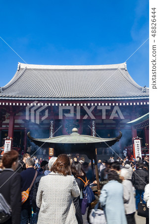 [東京]淺草寺的主要大廳 48826444