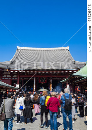 [東京]淺草寺的主要大廳 48826448