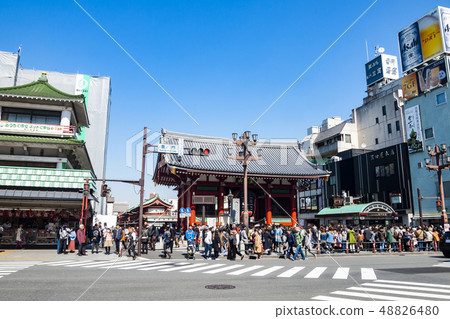 [東京] Senmonji Temple Kaminarimon 48826480