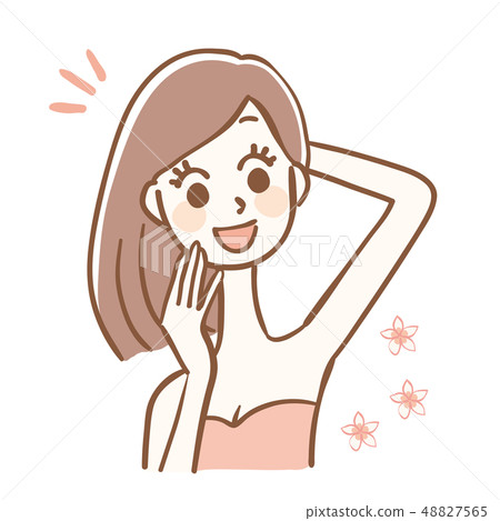 腋下花香味女性 腋下花香味女性 48827565