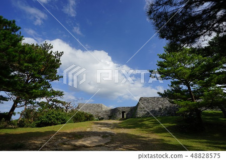 japan, zakimi castle ruins, Okinawa 48828575