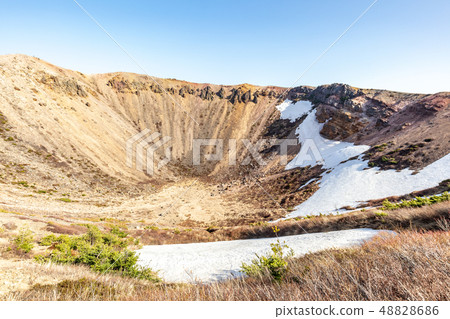 福島縣福島市的Jobedaira火山口 福島縣福島市的Jobedaira火山口 48828686