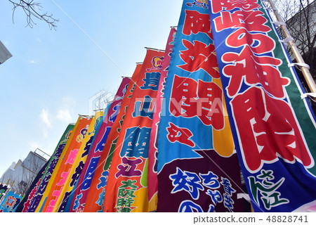 相撲摔跤手 48828741