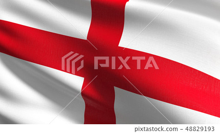 England national flag blowing in the wind England national flag blowing in the wind 48829193