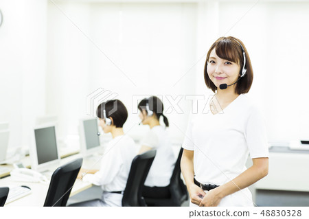 操作員呼叫中心Tele-apo Business個人計算機支持台 48830328