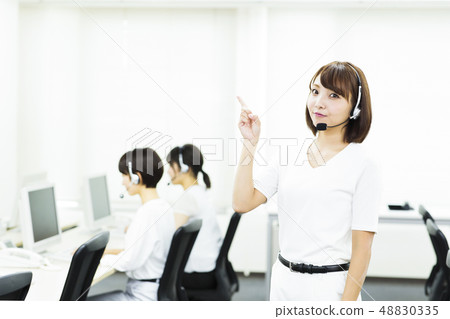 操作員呼叫中心Tele-apo Business個人計算機支持台 操作員呼叫中心Tele-apo Business個人計算機支持台 48830335