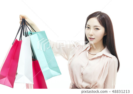 Shopping, Shopper Holic, Business Woman, Young Woman Shopping, Shopper Holic, Business Woman, Young Woman 48831213