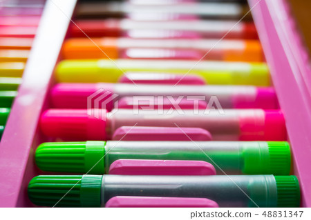 colorful of color pens 48831347
