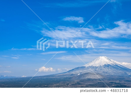 Mt. Fuji desired from Panoramic view of Lake Sekine (March) Mt. Fuji desired from Panoramic view of Lake Sekine (March) 48831718
