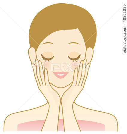 Facial moisture woman 48831889