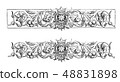 Antique ornament (decorative ruler of the star) 48831898