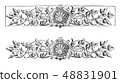 Antique ornament (decorative ruling of shell) 48831901