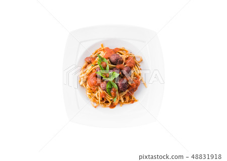 Pasta Bolognese with tomato sauce Pasta Bolognese with tomato sauce 48831918