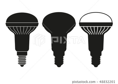 Black and white halogen bulb set Black and white halogen bulb set 48832201