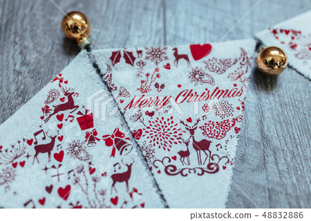 Christmas background. Balls of gold Christmas background. Balls of gold 48832886