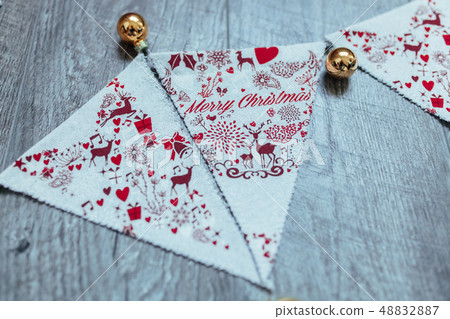 Christmas background. Balls of golds Christmas background. Balls of golds 48832887