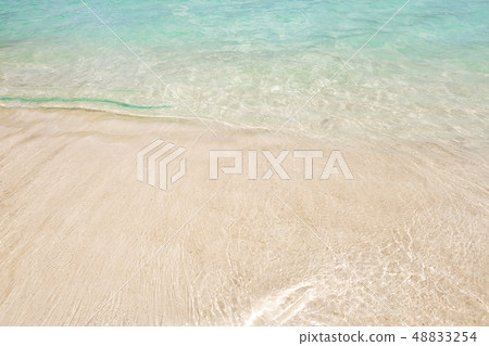 Tropical beach background Tropical beach background 48833254