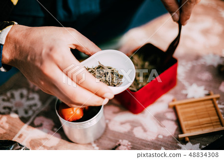 Chinese Traditional Tea Ceremony Utensils Chinese Traditional Tea Ceremony Utensils 48834308