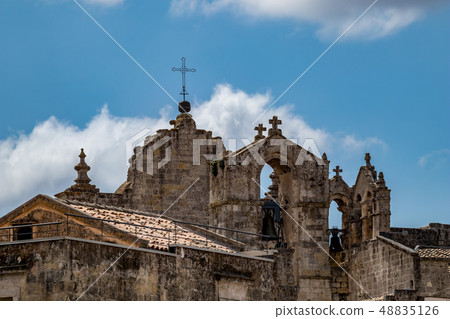 Sky over the town of Matera, Basilicata, Italy Sky over the town of Matera, Basilicata, Italy 48835126