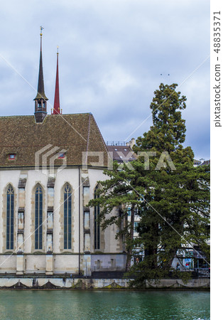 Water Church in Zurich. Zurich architecture 48835371