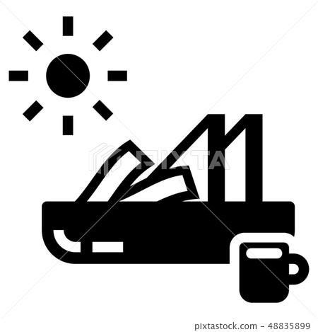 English breakfast Solid illustration 48835899