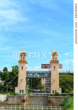 Nagoya City Matsushige gate Nagoya City Matsushige gate 48836064