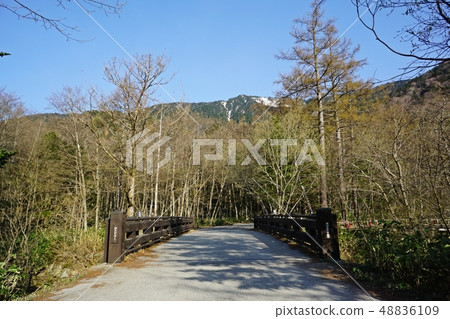 Landscape around Hotaka Bridge, Kamikochi Landscape around Hotaka Bridge, Kamikochi 48836109