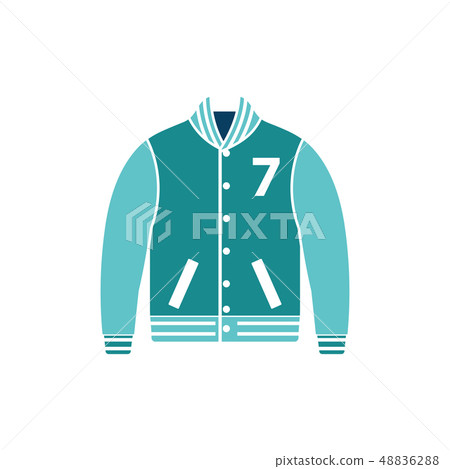 Baseball jacket icon Baseball jacket icon 48836288
