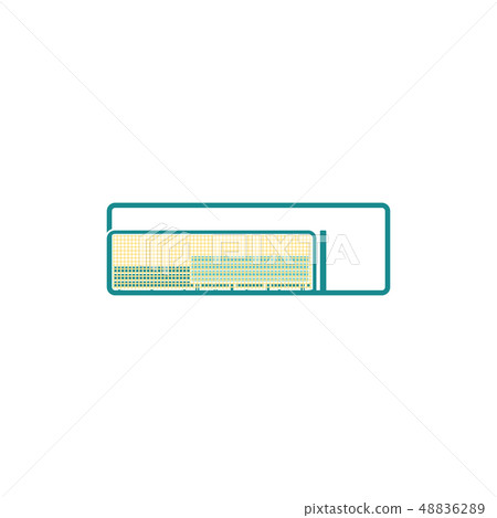 Baseball reserve bench icon Baseball reserve bench icon 48836289