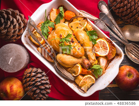Christmas chicken 48836586