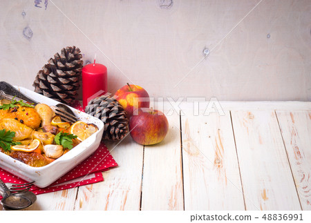 Christmas chicken 48836991