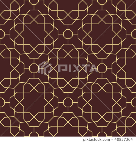 Seamless Geometric Vector Background 48837364