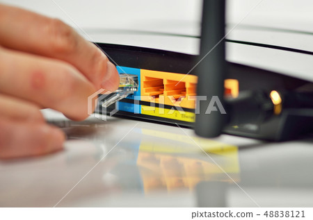 Wireless Routers and Networking Cable 48838121